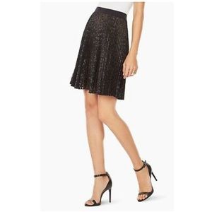 BCBG Ryanne black pleated skirt